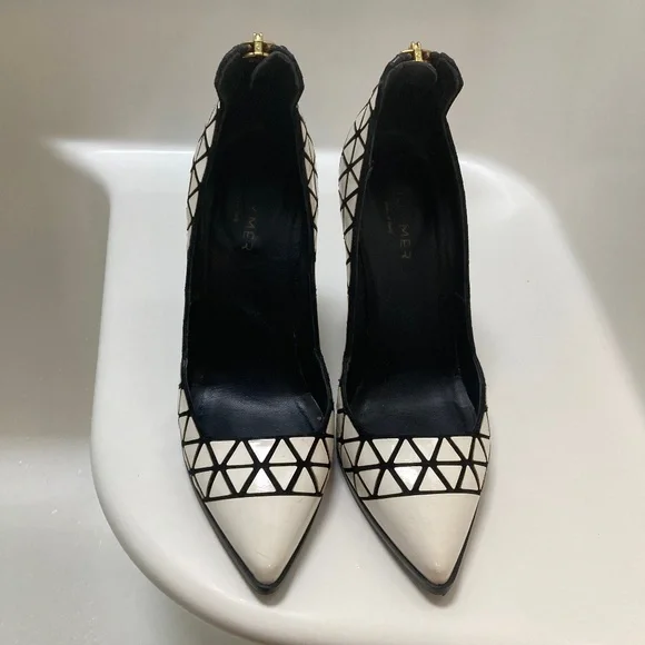 Grey Mer high heels - Picture 4 of 7